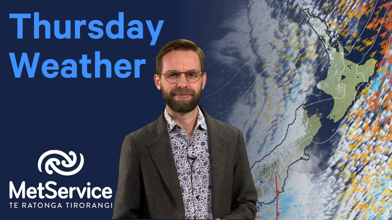 NZ Weather Forecast - Thursday 30th May 2024