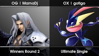 Last Player Ultimate S2324 - Mamadj Sephiroth Vs. Gotigo Greninja Ssbu Ultimate