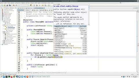Serviço REST em Java para CRUD com BD - Parte 01