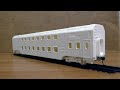 Пассажирский вагон 61-4465 распечатанный на 3D принтере