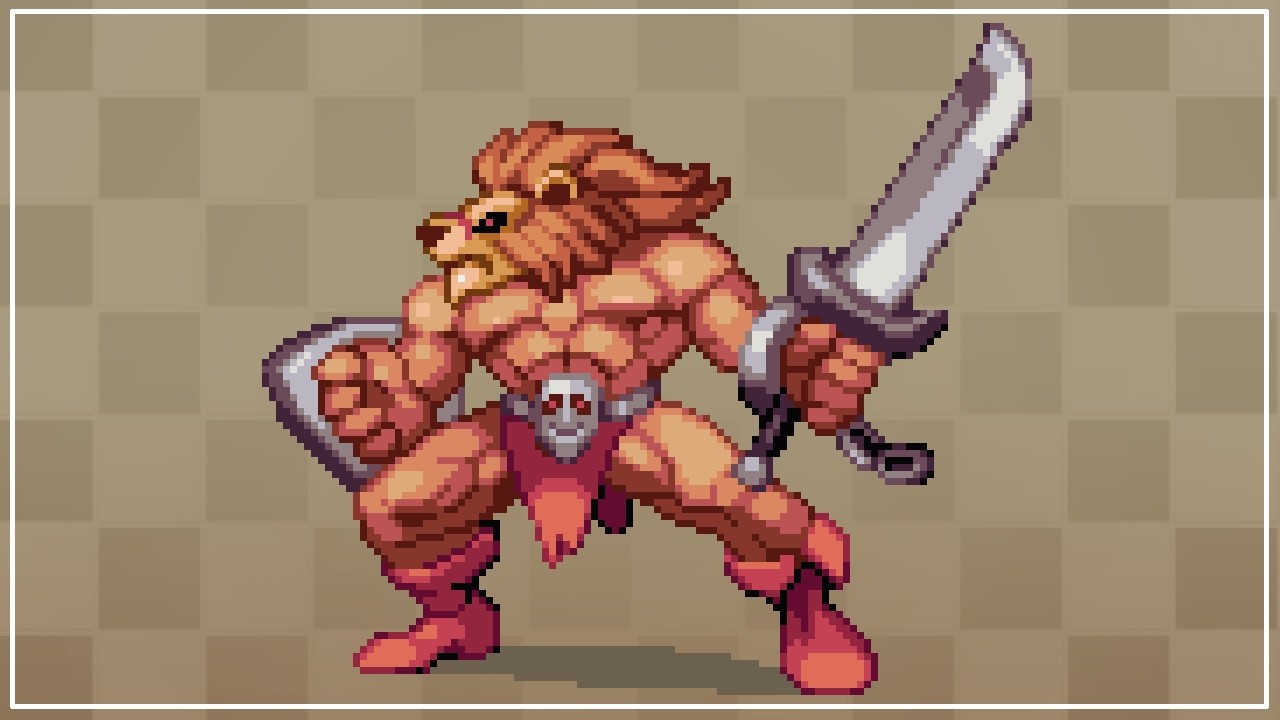 Red Earth (Leo) - Pixel Art Character Timelapse
