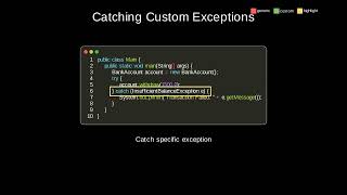 Details java 047 custom exceptions Update