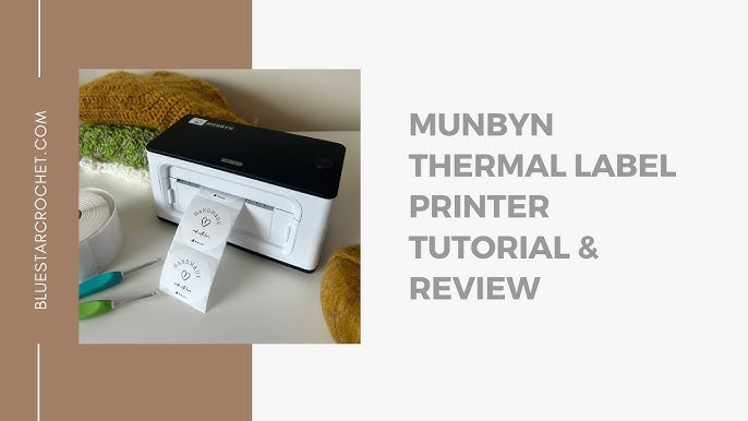 Munbyn Thermal Label Printer  Unboxing, Review, & a Quick First