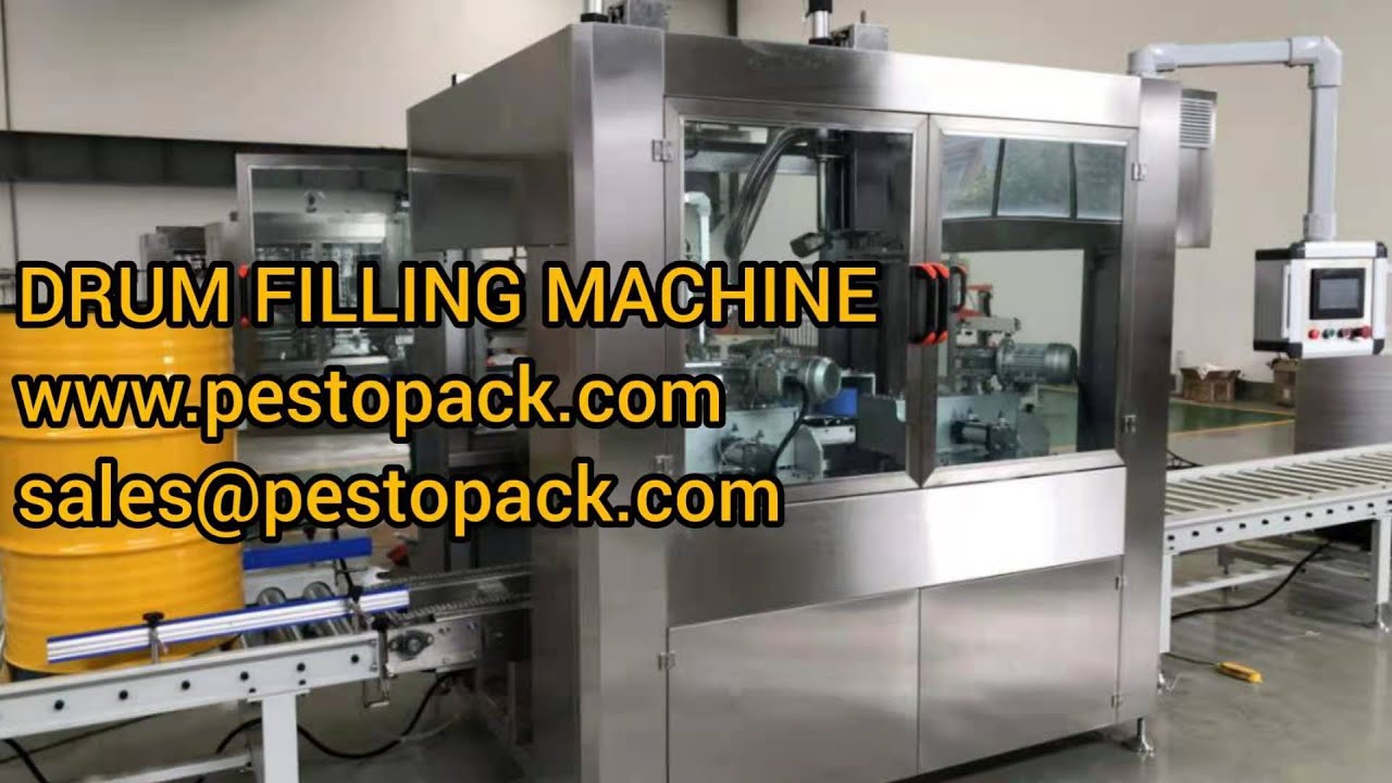 Automatic weighing drum filling machine 200L lube oil filler bucket filling system with dual heads