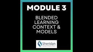 New Staff Blended Learning eCourse Module 3