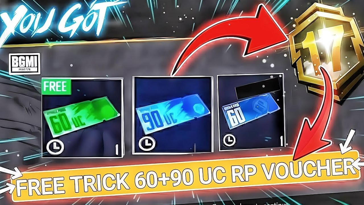How To Get 90 And 60 UC Free RP Voucher.Secret trick to get free discount RP VOUCHER.