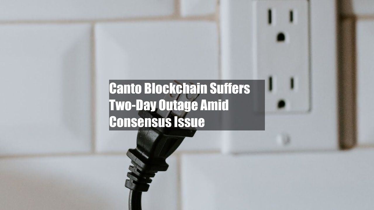 Canto Blockchain Suffers Two-Day Outage Amid Consensus Issue - YouTube