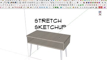 Sketchup Plugin Stretch by Area - 1 click plugin easy and fast