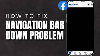 facebook menu bar settings up down issue | facebook navigation bar down problem