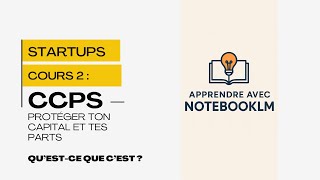 Startups Cours 2 Ccps Protéger Ton Capital Et Tes Parts