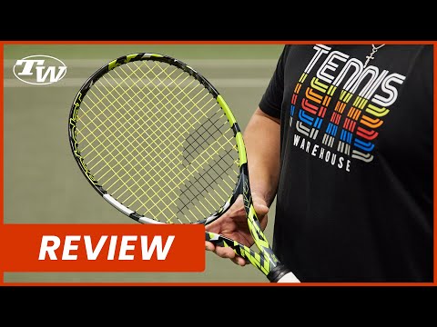Miniatura do vídeo: Babolat Pure Aero Plus Tennis Racquet Review: extended length & updated with a softer feel for 2023
