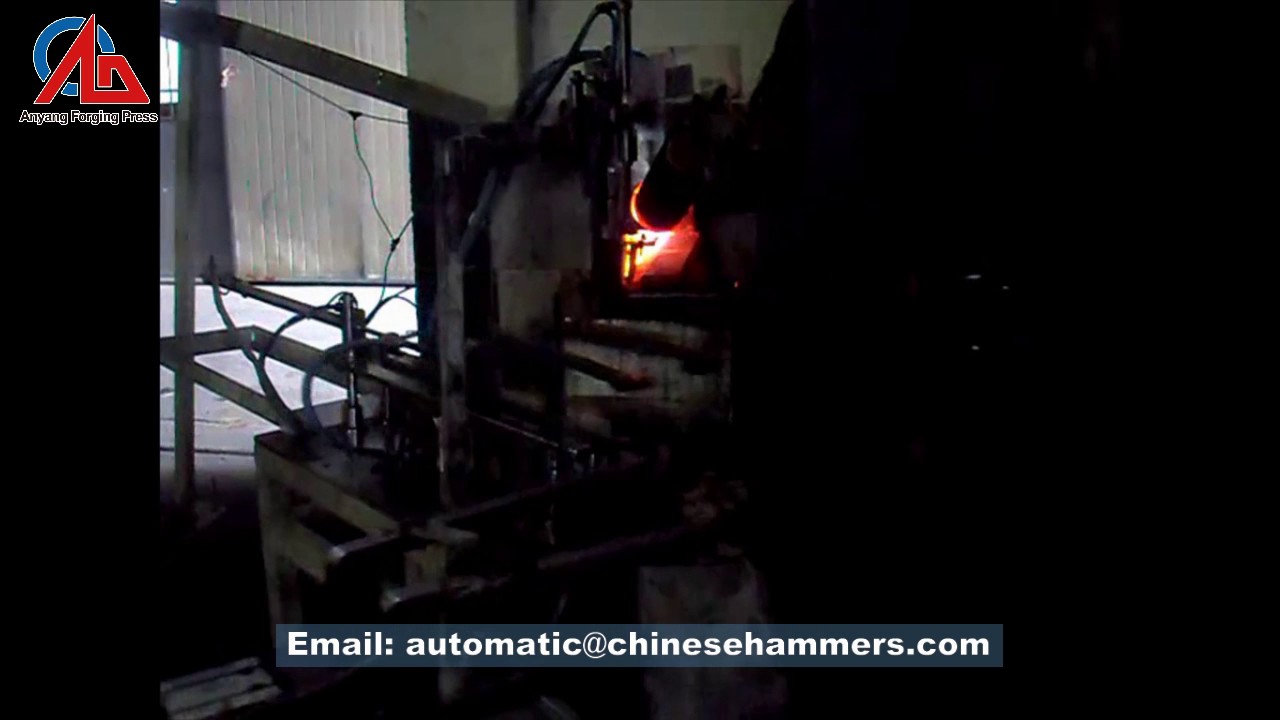 Automatic fastener forging plant with forging press machine and forging ...