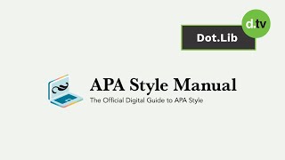 Conheça Apa Style Online, O Padrão Global Para Escrita Acadêmica Dotlib