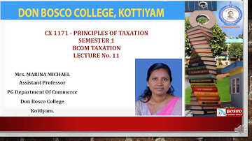 LECTURE–11: S1, PRINCIPLES OF TAXATION BCOM.TAX, MOD–3, PRINCIPLES OF TAXES - OBJECTIVES OF TAXATION