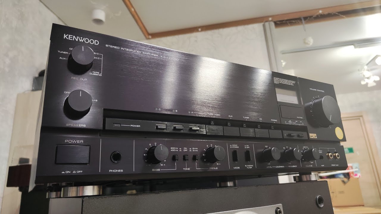 アンプ KENWOOD KA-1100SD Kenwood The 1100SD - YouTube
