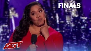 Gina Brillon Gives a HILARIOUS FINALE AGT PERFORMANCE!