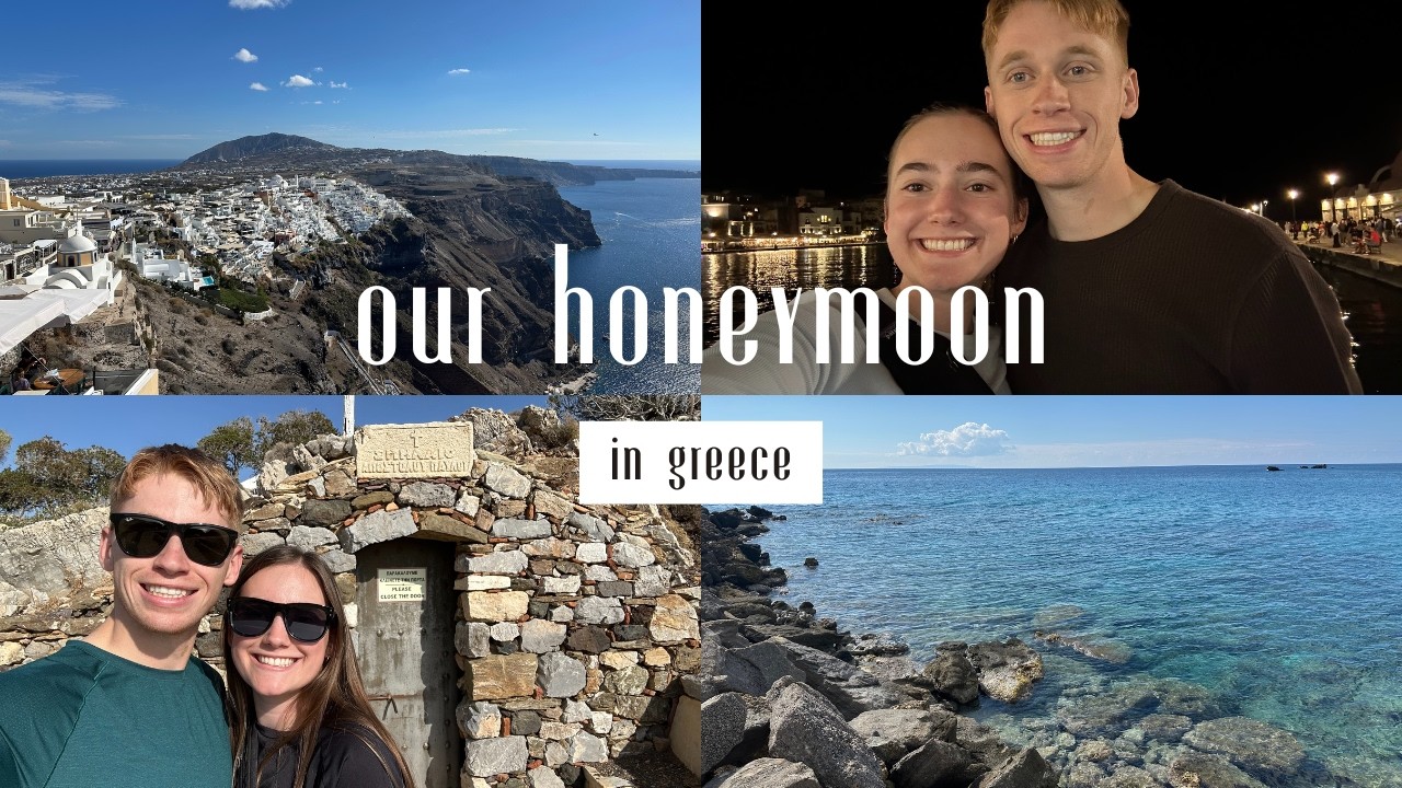 travel vlog: our honeymoon in greece! 🇬🇷 (santorini/crete/athens)