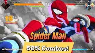 Spiderman Combo Guide! Marvel Tokon Fighting Soul