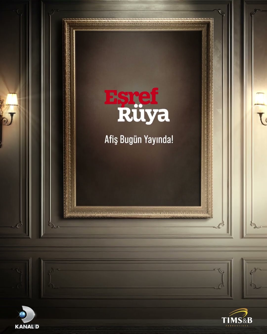 Heyecan dorukta! #EşrefRüya afişimiz bugün sizlerle olacak. ⏳ Çok yakında #KanalD’de başlıyoruz.