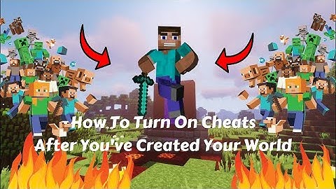 How To Turn ON Cheats AFTER You