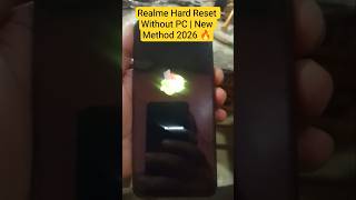Realme Hard Reset Without PC | New Method 2026 🔥 #viral #tech