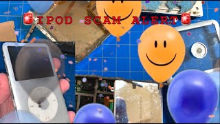🚨#iPod scam alert 🚨 (aka someone's been in there🤞🏻🅱️🔎) Apple iPod Classic 7th Generation 160GB