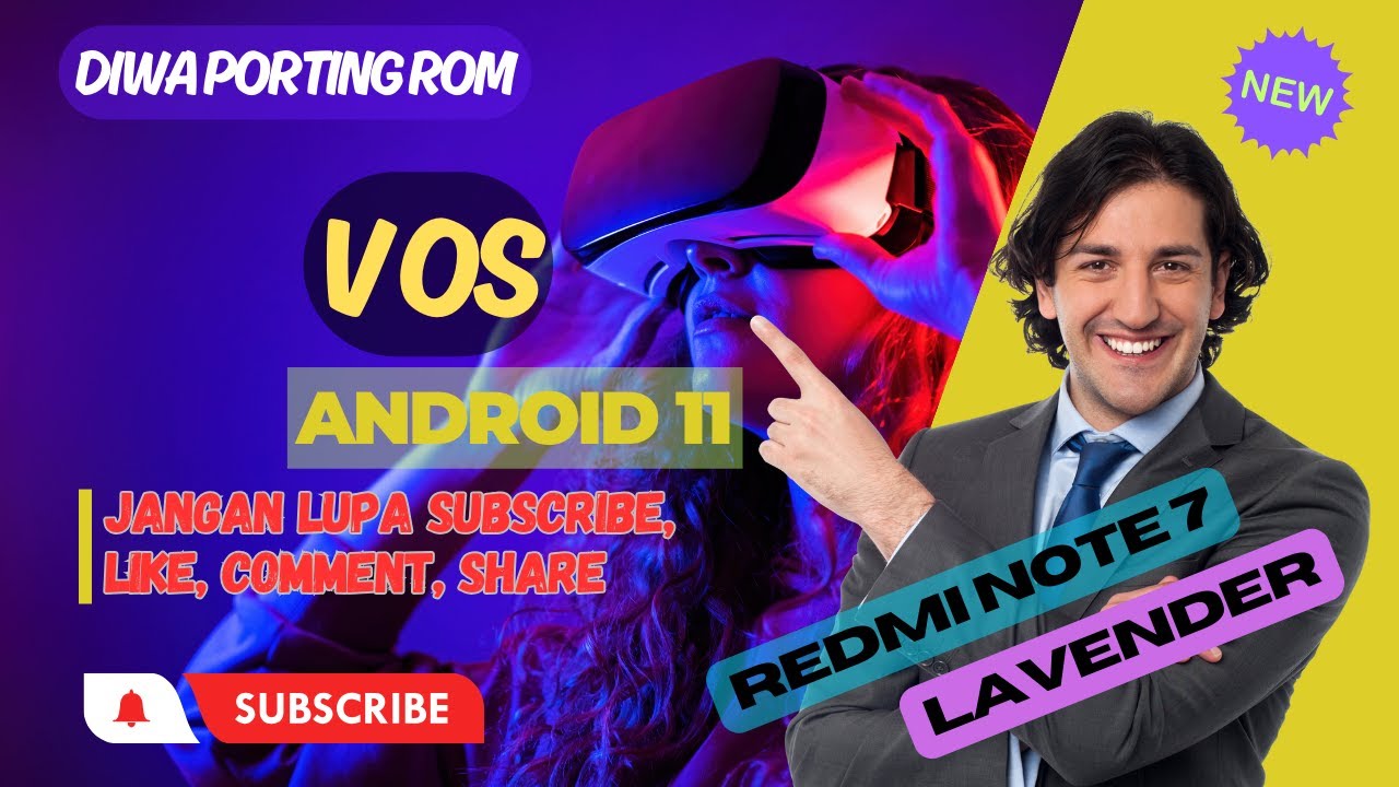 #customrom Review Rom VOS 4.0 REDMI NOTE 7 LAVENDER ANDROID 11💯 ️👍 ...