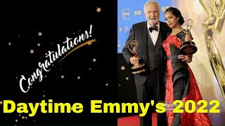 #boldandbeautifulcbs and #yr at the 2022 Daytime Emmy's and spoiler tidbits from the Red carpet!