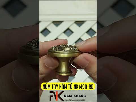 N&uacute;m Cửa Tủ Cao Cấp Bằng Đồng NK149A-RD
