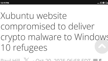 Xubuntu-website gehackt om crypto-malware te leveren aan Windows 10-vluchtelingen