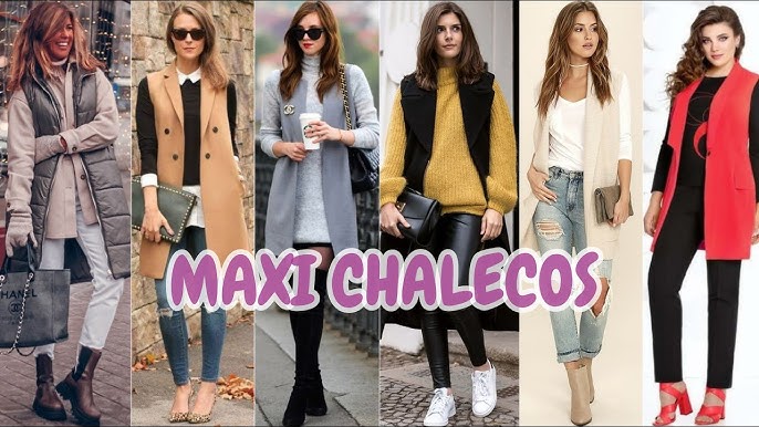 Chalecos de moda, Chalecos de vestir, Chalecos mujer