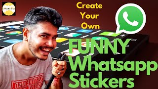 MAKE YOUR OWN FUNNY WHATSAPP STICKERS | BY APPOMANIAC | TUTORIAL | FUNNY WHATSAPP STICKERS screenshot 4
