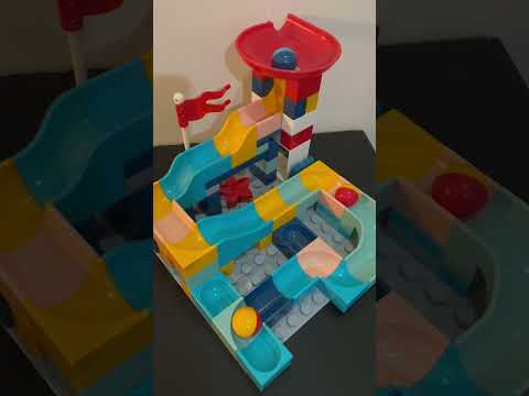 Bump and Go - Marble Run Relay Race - Satisfying ASMR