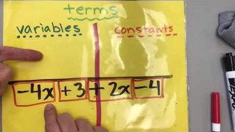 Combining like terms with algebra tiles