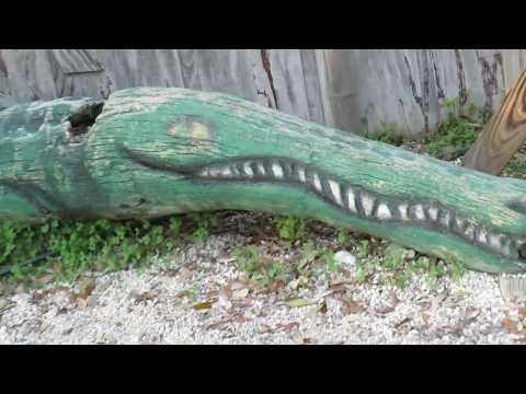 Wooden Alligator at
