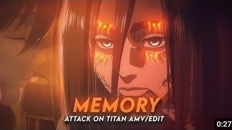 MEMORY REBOOT | EREN ATTACK ON TITAN | @6ft3 REMAKE | CAPCUT [AMV/EDIT] BEST REMAKE??