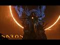SAROS - King Boss Fight (No Damage Taken) - Final Boss &amp; Both Endings