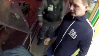 Live-видео охранники "Дельта" и пьяный мужчина видео охранные сигнализации в Москве