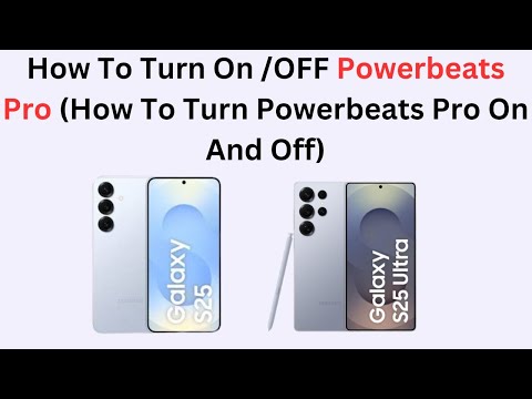 How To Turn On OFF Powerbeats Pro (How To Turn Powerbeats Pro On And Off)