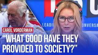 Carol Vorderman wonders: "Should we get rid of the super rich?" | LBC