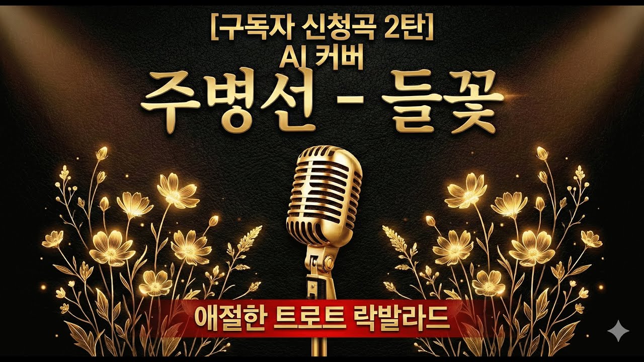 [구독자 신청곡] 주병선 - 들꽃 | 가슴을 울리는 트로트 락발라드 (알고보니 혼비백산)#주병선 #들꽃 #트로트락 #커버곡 #알고보니혼비백산