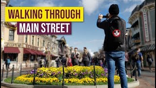 Walking Through Town Square And Main Street Disneyland Disneyland Vlog