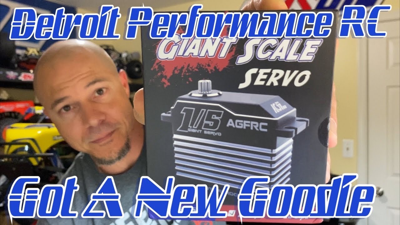 Гигантский сервомотор AGFRC 1/5 🥩 Тихо и плавно! Прямо в Detroit Performance RC