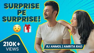 Ep 11 "SURPRISE" I Amrita Rao I RJ Anmol I Love Story I COUPLE Of Things #vlog