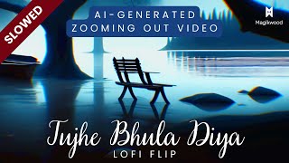 Tujhe Bhula Diya [Slowed + Reverb] (Magikwood Lofi Flip) - AI Generated Music Video