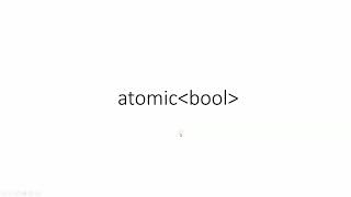 3. Atomic bool type C++ Profile
