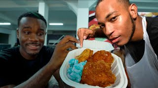 Ramiesh Desouza Kitchen Fried Chicken &amp; Blue Rice | Jamaican Street Food