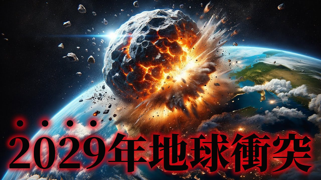 【地球消滅⁉︎】2029年に小惑星が地球に急接近することが判明 【地球 衝突 解説 宇宙 雑学】 - YouTube
