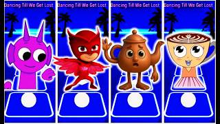 2305 Tiles Hop Sprunki 🆚 PJ Masks 🆚 Italian BRAINROT #tileshop #sprunkisong