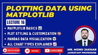 Lecture: 16  Plotting Data Using Matplotlib | Complete Python Course Net Worth